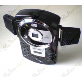 Shower CD Player With AM/FM Clock Radio Hidden1080P HD Pinhole Spy Camera DVR 32GB